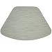 Seafoam Green/Tan Wipeable Wedge-Shaped Placemat for Round Tables