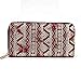 Badiya Women's Floral Canvas Clutch Wallet Cell Phone Zipper Around Long Purse