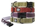 Planet Dog Cozy Hemp Adjustable Collar, Orange, Small