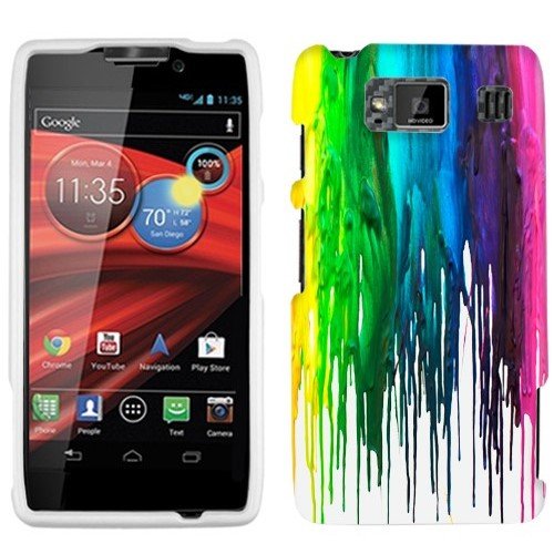 Motorola Droid Razr Maxx HD Melting Wax Firm Case