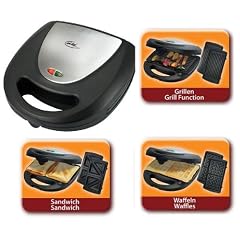 ELTA KG114 Kontaktgrill Sandwichtoaster Waffeleisen Multigrill mit Wechselplatten