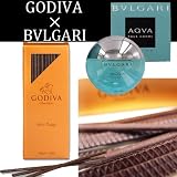 バレンタインセット【BVLGARI アクアプールオムマリン】5ml EDT[ミニ香水]【GODIVA】ゴディバ ミントスティック ブルガリ 香水