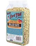 Bob's Red Mill Organic Oats Rolled Thick, 16-Ounce (Pack of 4)