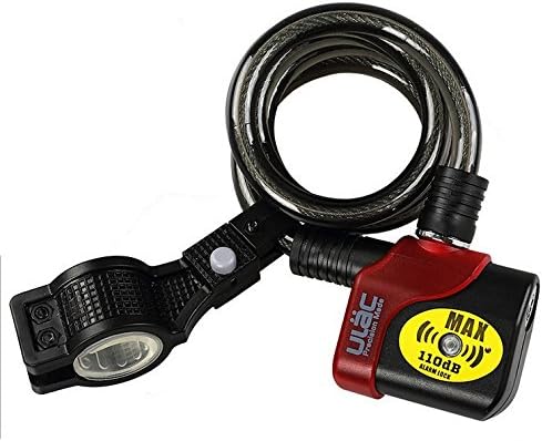 U-Lac Al-3P 150 Db Louder Electronic Alarm Mtb Chain Security Lock Steal Motor Bike Alarm