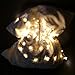 Qualizzi Fairy Lights 33 Foot / 100 Leds Warm White Color. Amazingly Bright - Ultra-Thin Flexible Easy To Wrap Copper Wire. Fairy Light Effect. Travel Plug