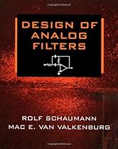 Design of Analog Filters