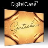 DigitalOase Lifestyle Deluxe 2 Gutscheine (Klappkarten) + 2 Kuverts weiß 14 x 10 cm DIN A6 KLAPPKarten 4-seitig bedruckt - Aussen Glanzdruck - Innen Transparentdruck und beschriftbar - Karten für alle Branchen und viele Anlässe - Gutscheinkarten Geschenkkarten - Edle Kunstdrucke - Geschenkideen Geschenke DigitalOase® ist geschützte Markenware