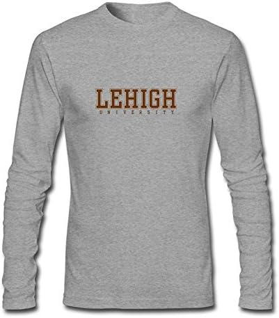 Men's College Football Team Patriot League Lehigh Mountain Hawks Logo Long Sleeves T-Shirts
