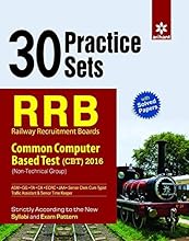 30 Practice Sets Railway Recruitment Boards RRB (Non-Technical Cadre) 2016