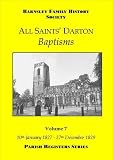 All Saints' Darton baptisms. Volume 07, 10th January 1827 - 27th December 1829