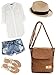 Sannysis(TM) 1PC Vogue Soft Shoulder Bag Satchel Messenger Handbag For Girls (Brown)