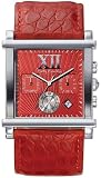 Betty Barclay BY065.00.302.353 Ladies Chronograph Watch with Red Leather Strap