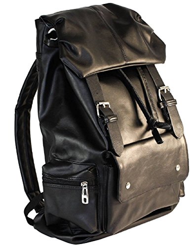 AM Landen®Best Quality Synthetic Soft Leather Backpack School Bag