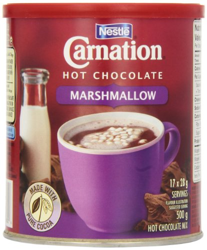 Carnation Hot Chocolate with Marshmallows, 500g Canister
