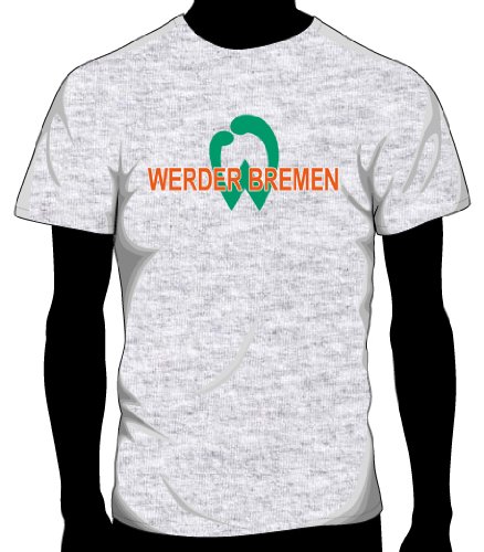 SV Werder Bremen Basic Logo Tee, Adult X-Large - Ash Grey SV Werder Bremen Basic Logo Tee, Adult X-Large - Ash Grey