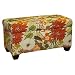 Upholstered Storage Bench in Lilth Marigold