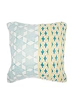 ICONS CORNER Cojín Artesanal (Amarillo / Verde)