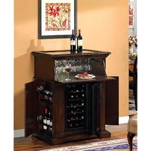 Tresanti DC2067C227-1834 Chianti 18 Bottle Wine Cooler With Integrated Stemware Rack