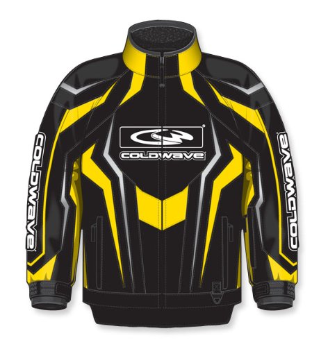  black Friday COLDWAVE TEXTILE SNOWMOBILE JACKET YELLOWB0066YJG5O