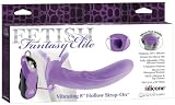 Pipedream Products Fetish Fantasy Elite Vibrating 8 Hollow Strap On, Purple