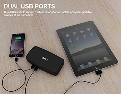 MTT Airpower 13i High Capacity Dual USB Output 13000 mAH Powerbank (Black)