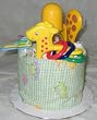 1 Tier Noah's Ark Baby Diaper Cake