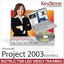 Microsoft Project 2003 -  Instructor-based Video Training Essentials Beginner/Intermediate/Advanced