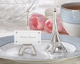 Evening in Paris Eiffel Tower Silver-Finish Place Card Holder set of 4 (Set of 6)