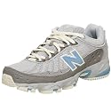 New Balance Women's WT608 Trail Shoe,Grey/Blue,5 D