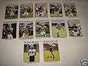 2008 Topps Philadelphia Eagles Complete Team Set of 12 cards including DeSean Jackson rookie, Donovan McNabb and more!