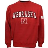 Nebraska Cornhuskers Scarlet Automatic Crew Sweatshirt (X-Large)