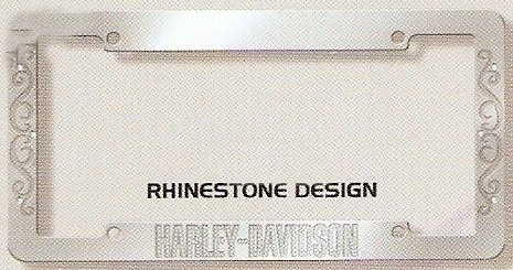 Harley Davidson Metal Auto License Plate Tag Frame