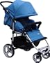 Tike Tech Single City X4 Swivel Stroller, Pacific Blue