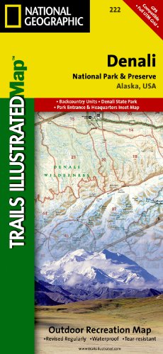 Denali National Park and Preserve (Trails Illustrated Map #222) (Ti - National Parks)