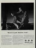 "Honest-to-gosh American food!" An American prisoner behind German barbed wire - a prisoner of war. You're hungry and homesick. Into your hands comes an 11-pound package of food. The Army aranges for a carton of this kind to be sent to every American soldier in every German prison camp every week. ..... 1944 National Dairy Products Corporation Ad, A3743A.