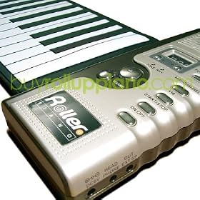 Roll Up Piano - Digital & Portable 61 Keys Roll-Up Piano Electronic MIDI Keyboard with 16 MIDI Output Channels Design