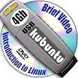Kubuntu 12.04 on 4gb USB Stick Flash Drive and Complete 2-disks DVD Installation and Reference Set, Ed.2012