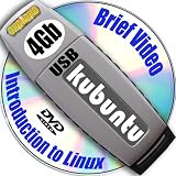 Kubuntu 11.10 on 4gb USB Stick Flash Drive and Complete 2-disks DVD Installation and Reference Set, Ed.2012