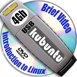 Kubuntu 12.04 on 4gb USB Stick Flash Drive and Complete 2-disks DVD Installation and Reference Set, Ed.2012