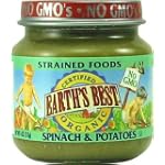 SAVE $3.88 - Earth's Best, Strained Spinach & Potatoes, 4 Ounce Jars (Pack of 12) $12.92