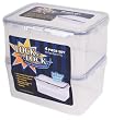 Lock & Lock Shrinkwrap 4.6 Cup Rectangular Value 2 Pack Storage