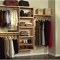 Premier Closet System - Honey Maple