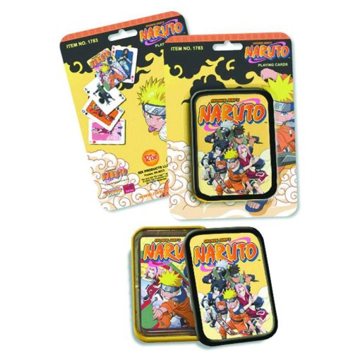 Naruto Playing Cards in Tin Box - Shonen Jump's Naruto