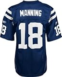 Indianapolis Colts NFL Jerseys #18 Peyton Manning Blue Authentic Football Jersey Size 48-56 (All Sewn on)