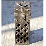 Solid Wood Iron Strips 1 Bottle Wine Rack Storage Carry