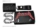 Musik (Pop) : Metallica - Black Leather Red Logo (Geldbeutel)