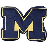 Michigan Wolverines Team Embroidered Pillow