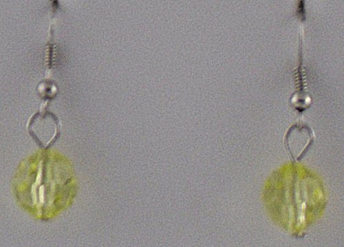Saffron Gem Cut Globes Earrings