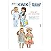 Kwik Sew K3771 Doll Clothes Sewing Pattern, Size Fits 18-Inch Dolls