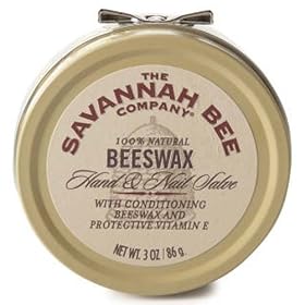 Savannah Bee Company 100% Natural Beeswax Hand & Nail Salve 3 oz (86 g)